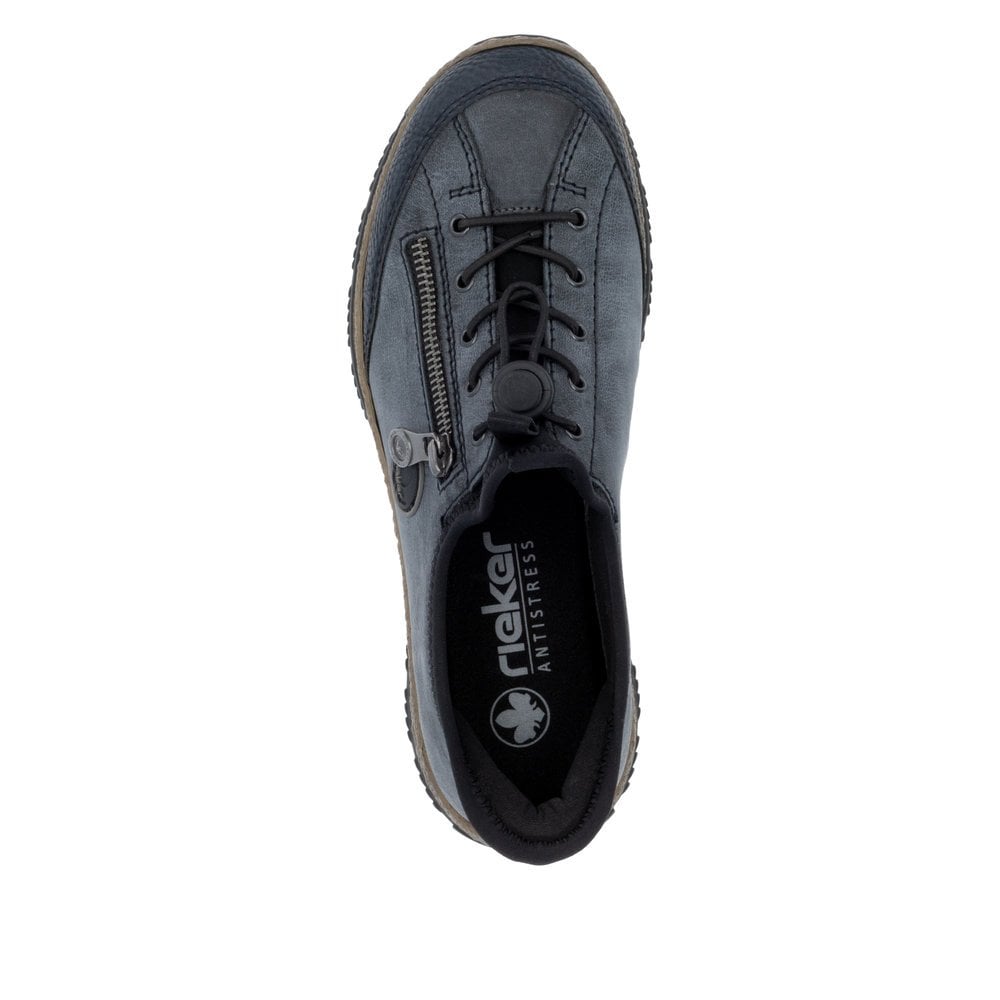 Rieker N3267 NAVY Slip On Casual Shoe N3267-14