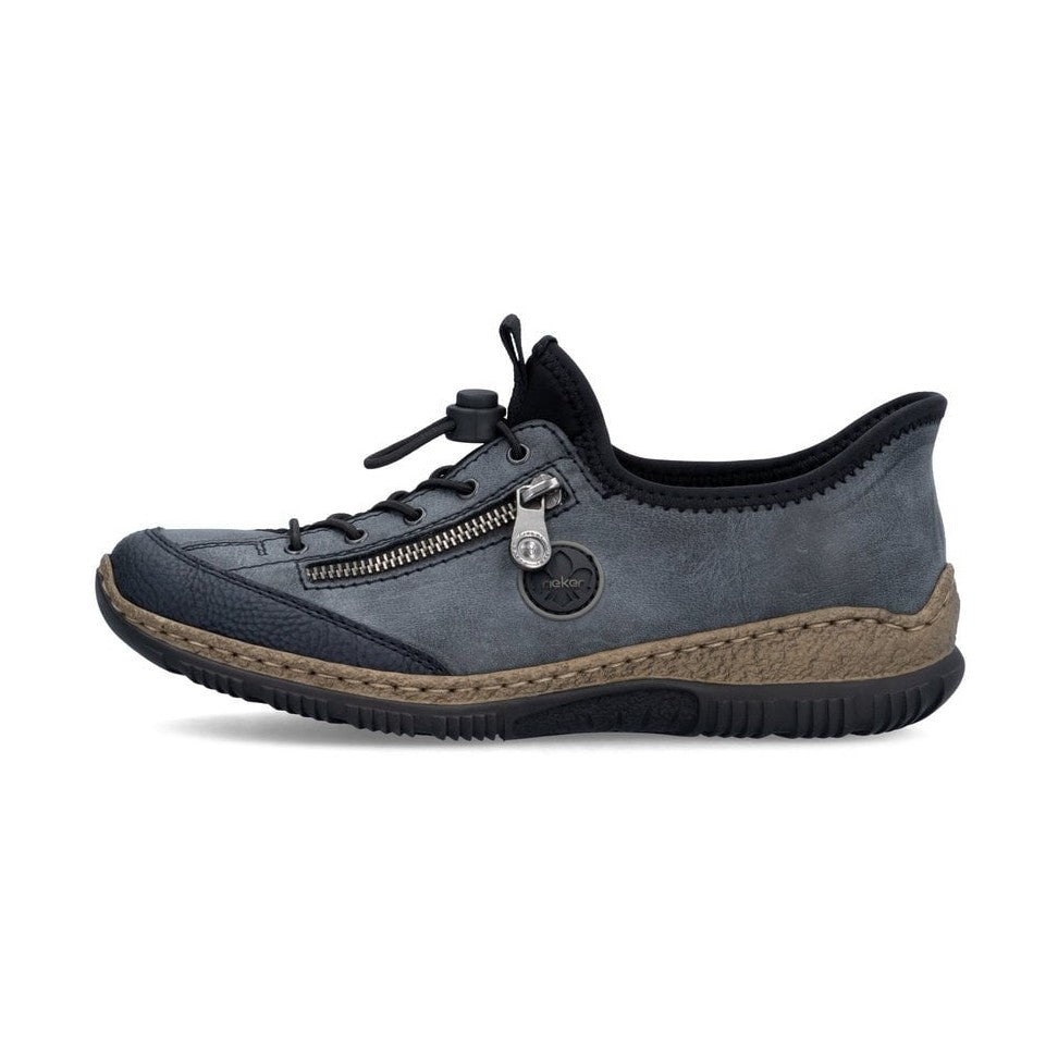 Rieker N3267 NAVY Slip On Casual Shoe N3267-14