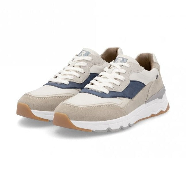 Rieker U0906 WHITE Quality Leather Trainer Style Shoe U0906-81