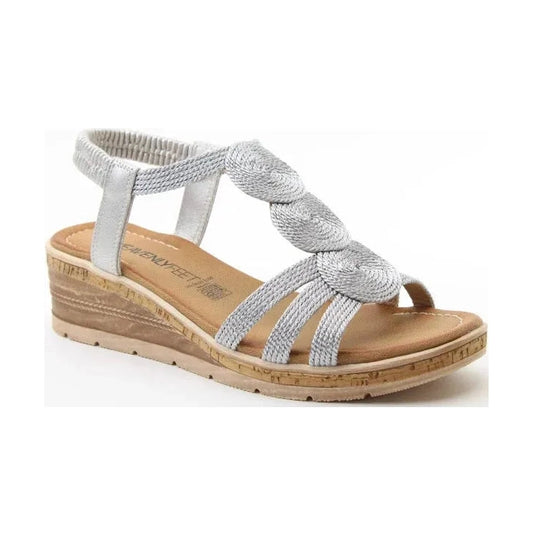 Heavenly Feet Glynis Sandald SILVER GLYNIS