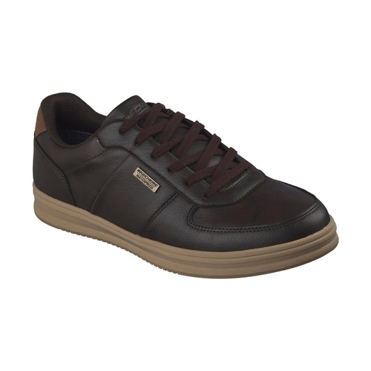 Skechers 211459 CHOCOLATE Brown waterproof Lace Up Trainers 211459-CHOC