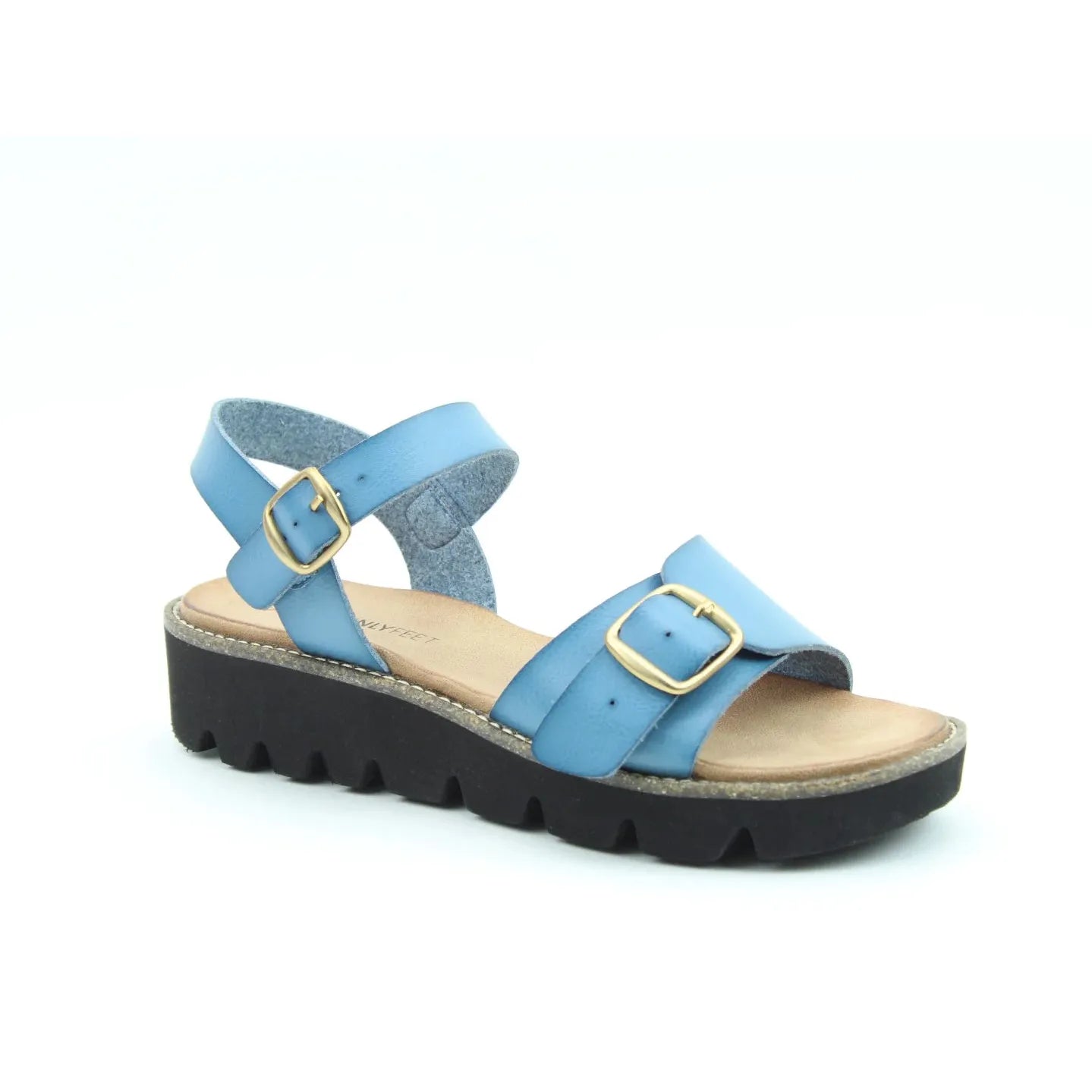 Heavenly Feet Trudy Blue Ladies Casual Comfort Sandals – Meek