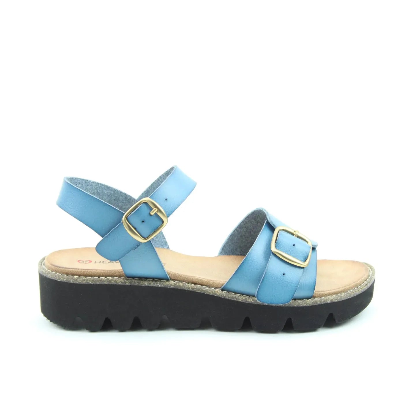 Heavenly Feet Trudy Blue Ladies Casual Comfort Sandals