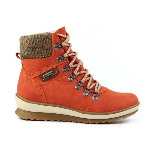 Lunar Sycamore Glb150 ORANGE Waterproof Hiker Style Zip Boot