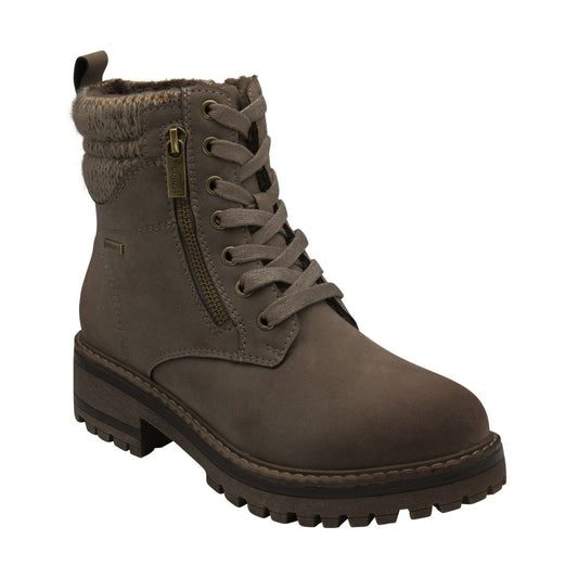 Lotus Stefani TAUPE Waterproof Lace up Boots with Zip