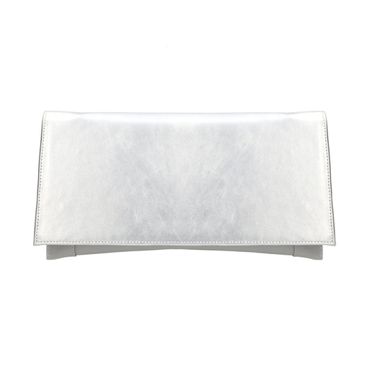 Bioeco B002 SILVER 2439 Clutch Bag to Match 4180 Shoe