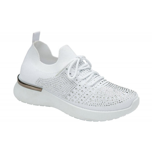 Lotus Robuck WHITE Slip On Trainer