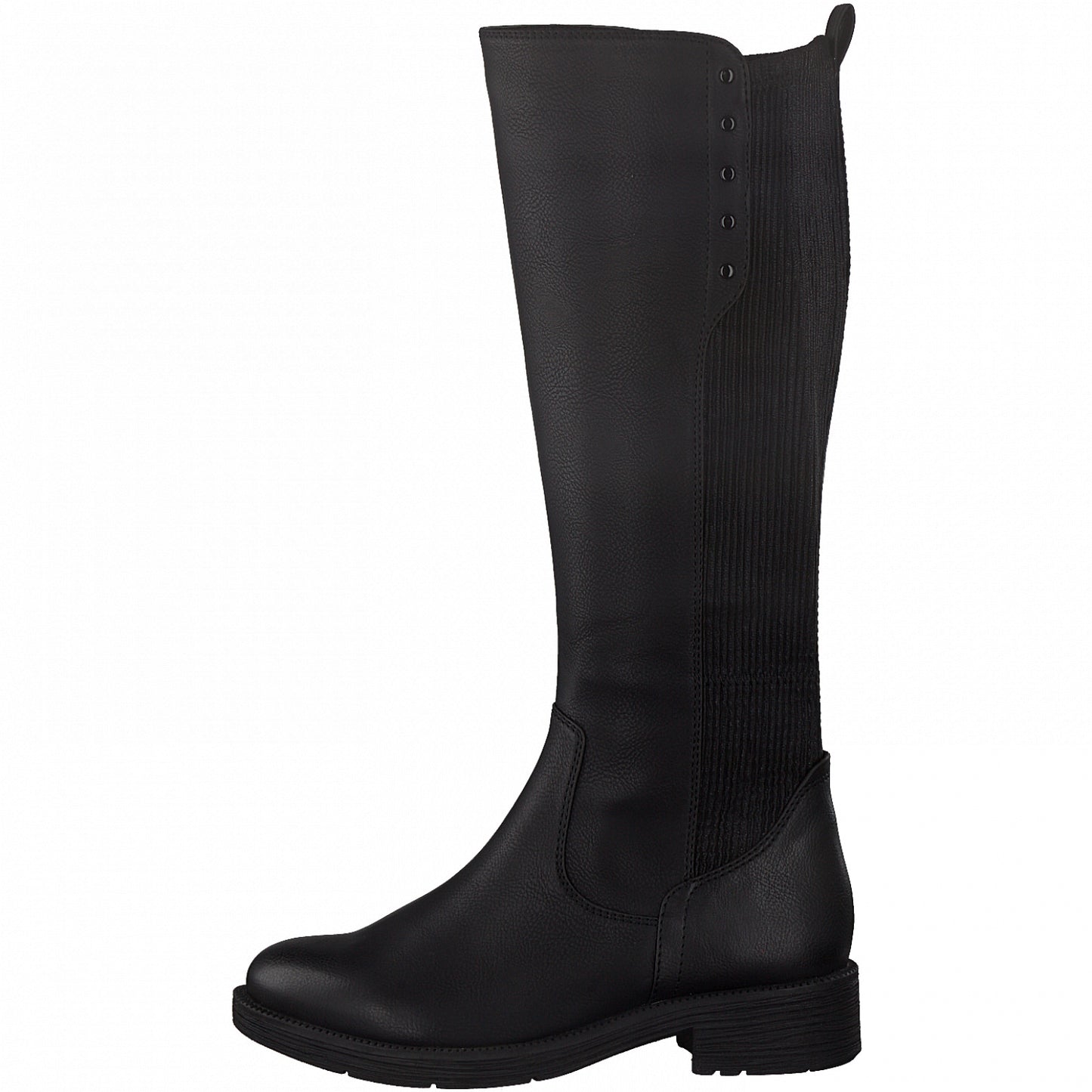 Jana Long Riding Boot with zip 25560 BLACK