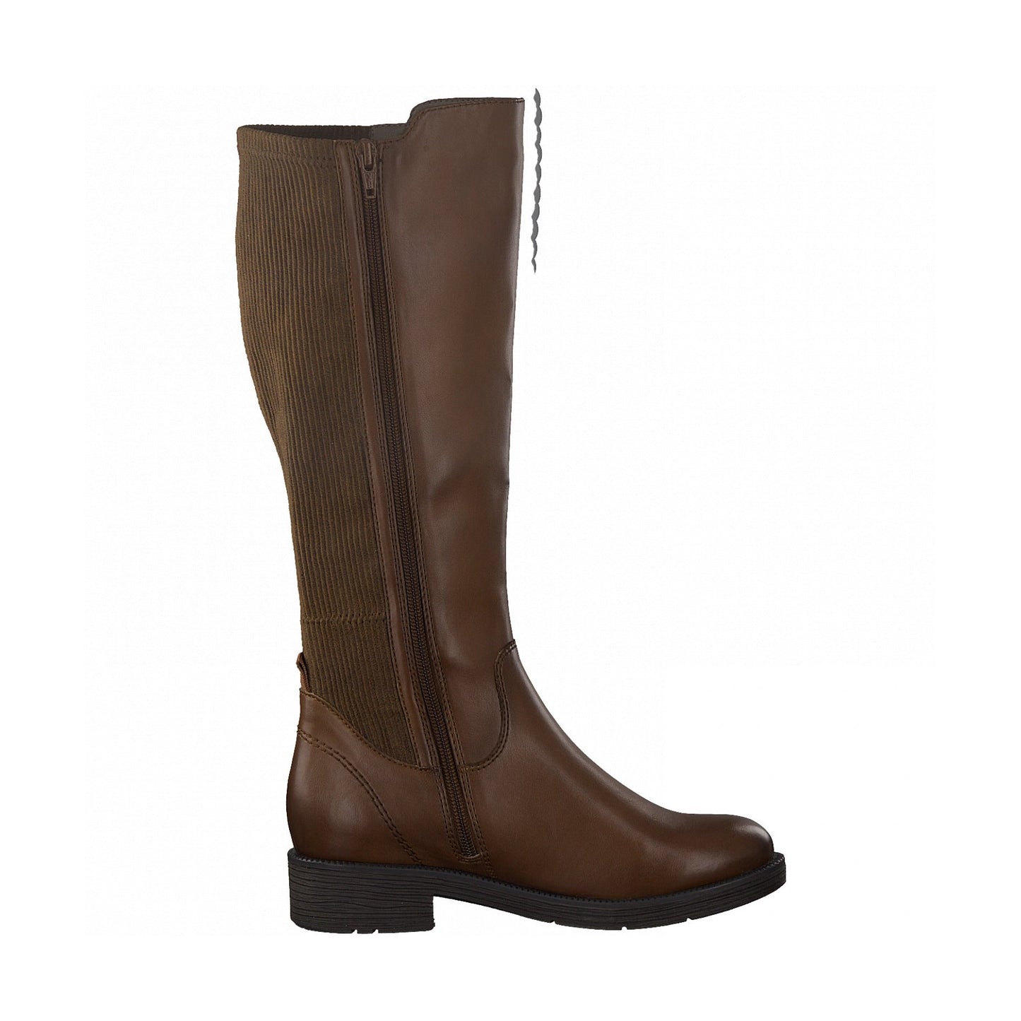 Jana Long Riding Boot with zip 25590 CHESTNUT