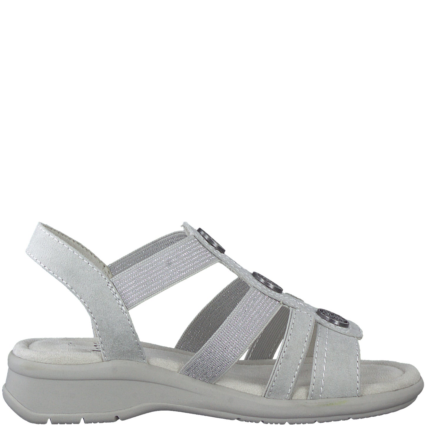 Jana 28165 GREY Slip On Sandals