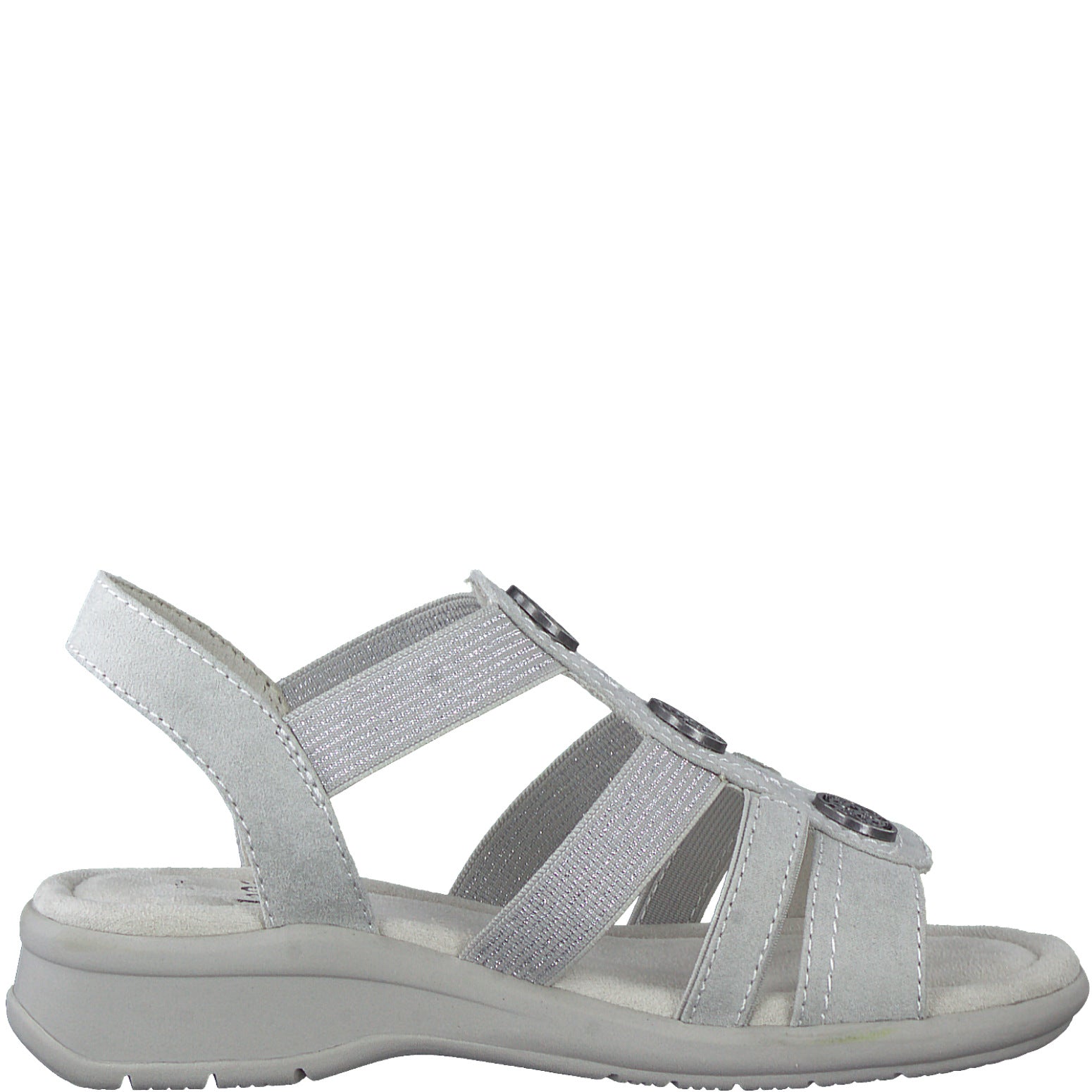 Jana 28165 GREY Slip On Sandals