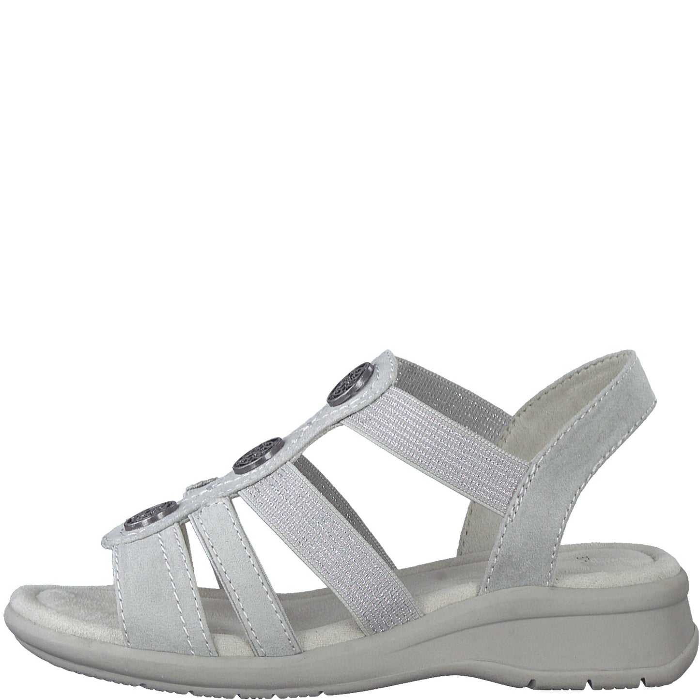 Jana 28165 GREY Slip On Sandals