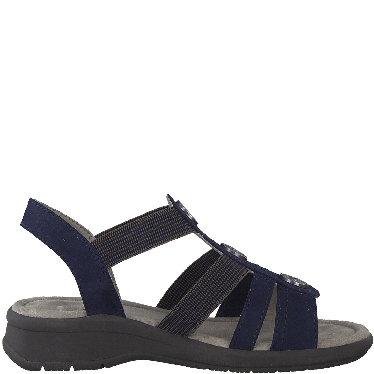 Jana 28165 Navy Slip on Sandal