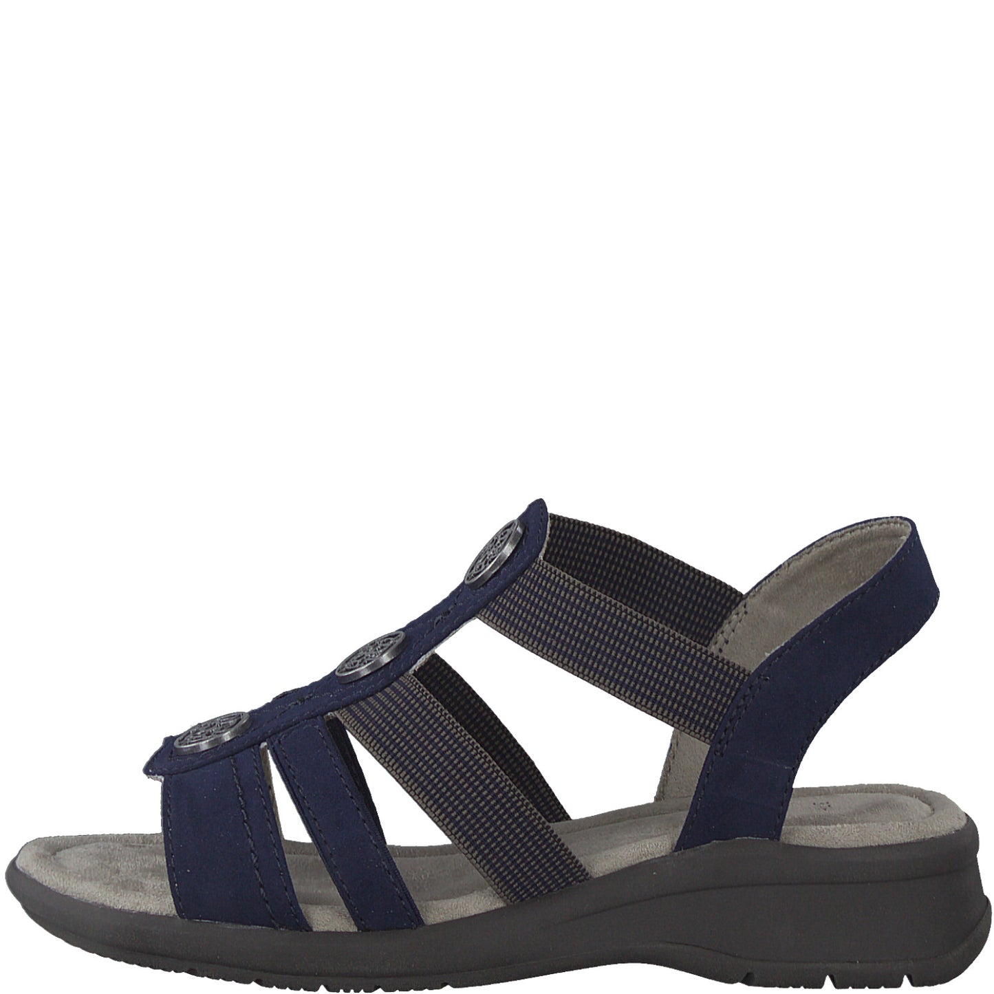 Jana 28165 Navy Slip on Sandal
