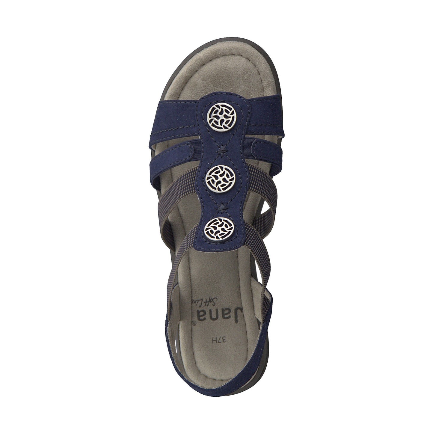 Jana 28165 Navy Slip on Sandal