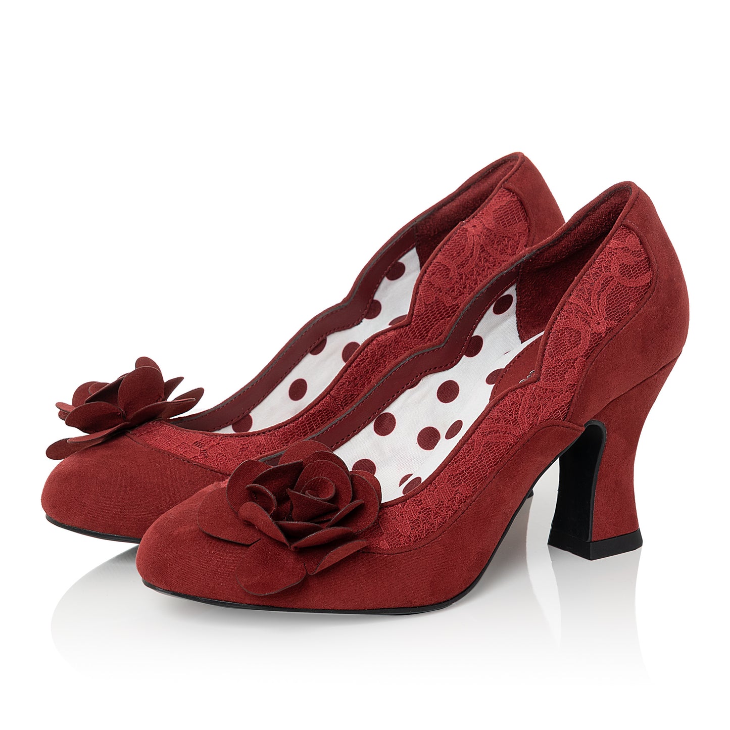 Ruby Shoo Classic Court Chrissie CRIMSON