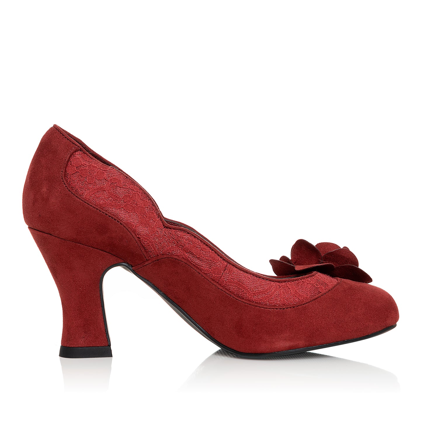 Ruby Shoo Classic Court Chrissie CRIMSON