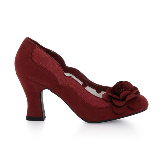 Ruby Shoo Classic Court Chrissie CRIMSON