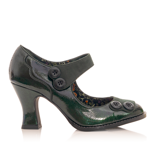 Ruby Shoo Bar Shoe Penny Forrest GREEN .