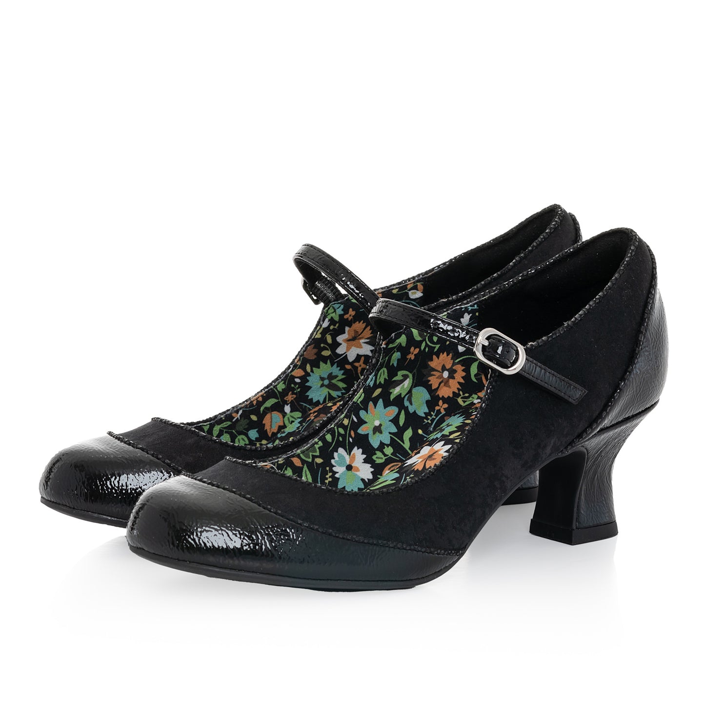 Ruby Shoo Bar Shoe Clara BLACK PAT