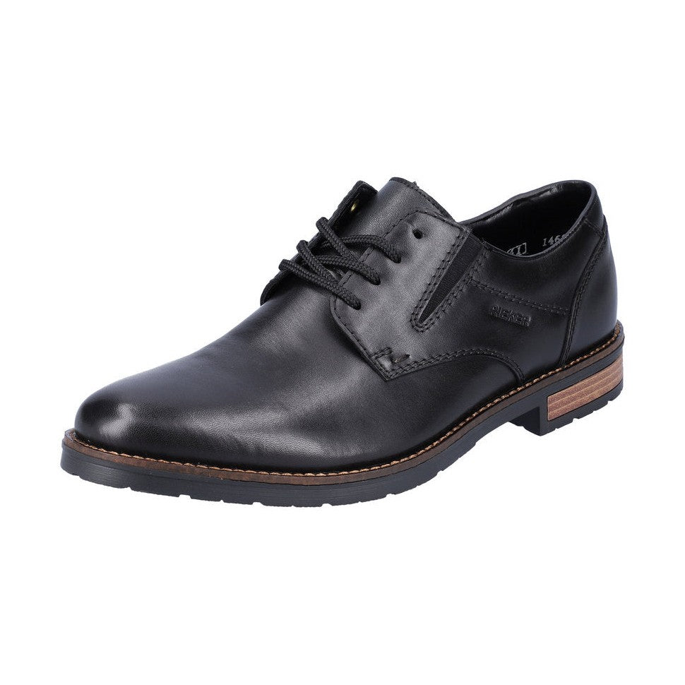 Rieker Men's Lace-up Shoe BLACK 14621-00