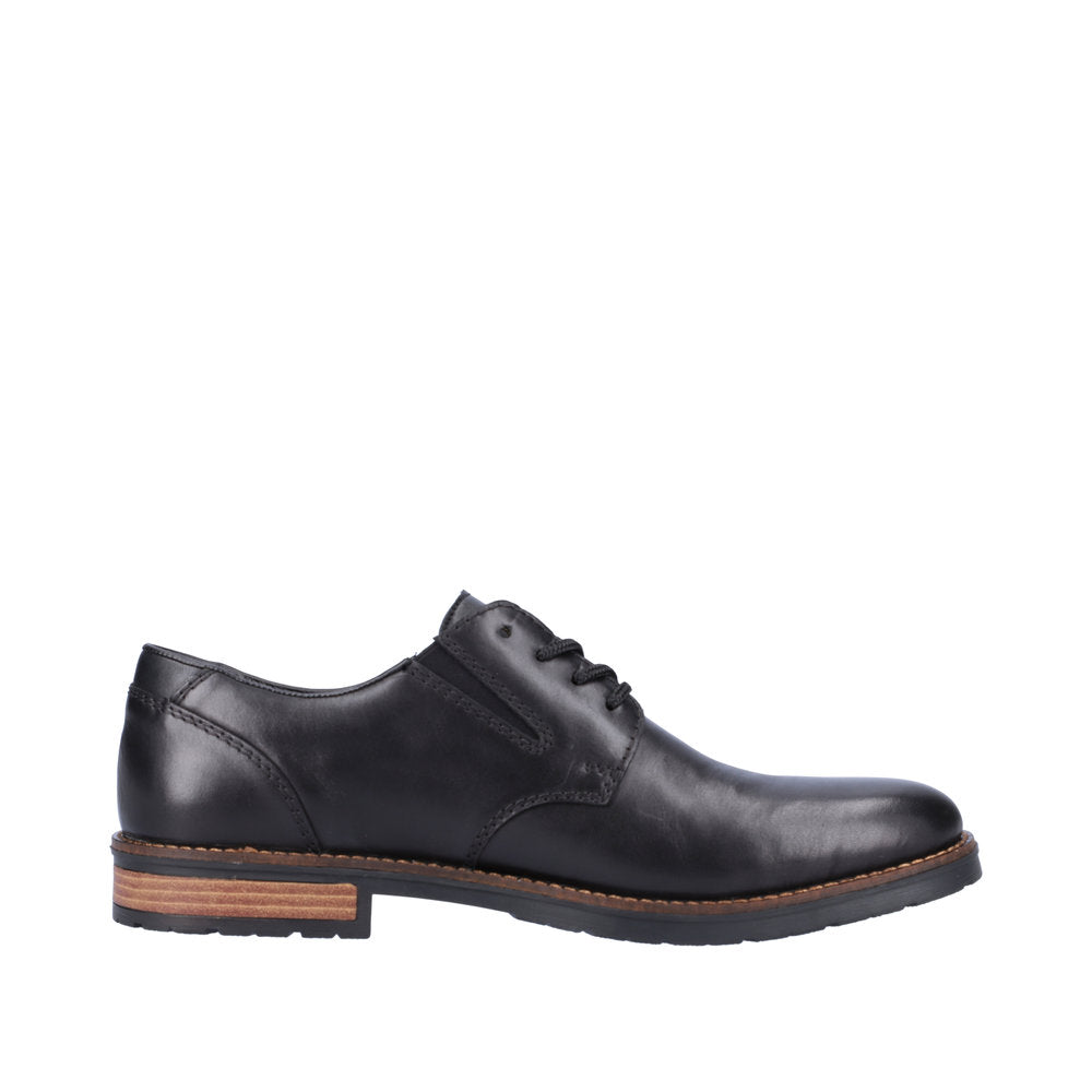 Rieker Men's Lace-up Shoe BLACK 14621-00