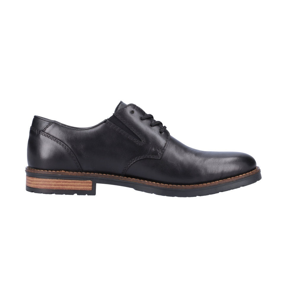 Rieker Men's Lace-up Shoe BLACK 14621-00