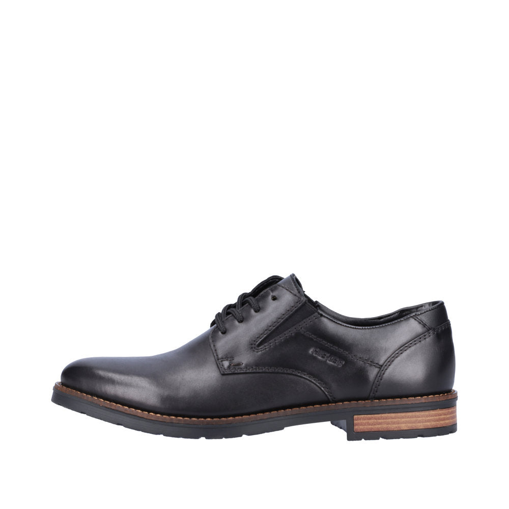 Rieker Men's Lace-up Shoe BLACK 14621-00