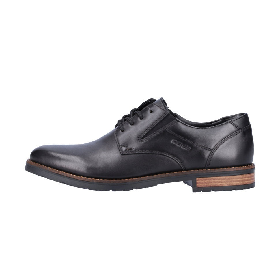 Rieker Men's Lace-up Shoe BLACK 14621-00