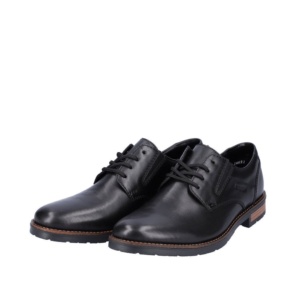 Rieker Men's Lace-up Shoe BLACK 14621-00