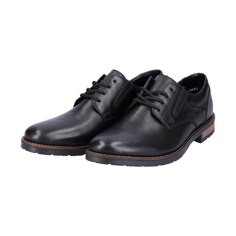 Rieker Men's Lace-up Shoe BLACK 14621-00