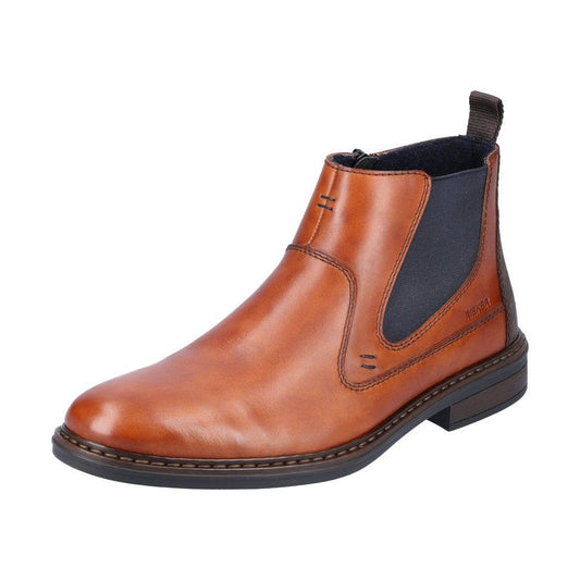 Rieker Men's Boot 17654 Chelsea Boot with Zip 17654-22 NUT