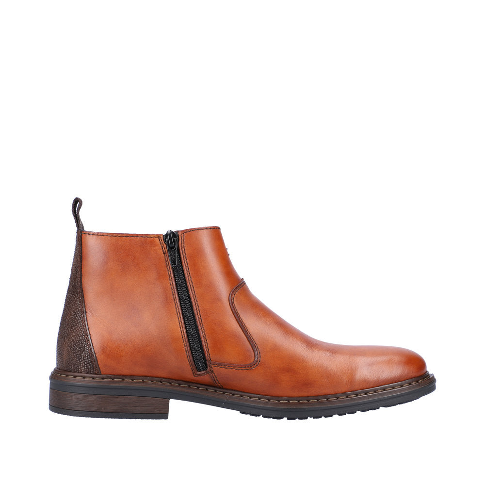 Rieker Men's Boot 17654 Chelsea Boot with Zip 17654-22 NUT
