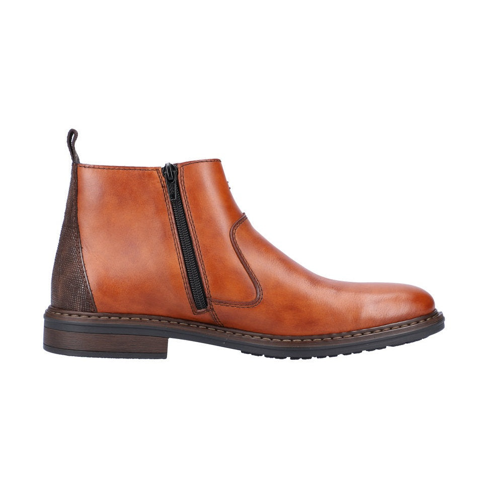 Rieker Men's Boot 17654 Chelsea Boot with Zip 17654-22 NUT