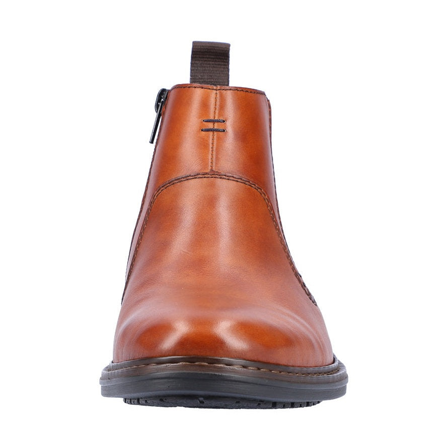 Rieker Men's Boot 17654 Chelsea Boot with Zip 17654-22 NUT
