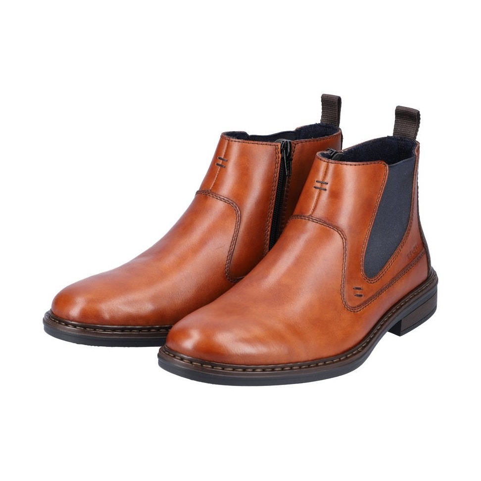 Rieker Men's Boot 17654 Chelsea Boot with Zip 17654-22 NUT