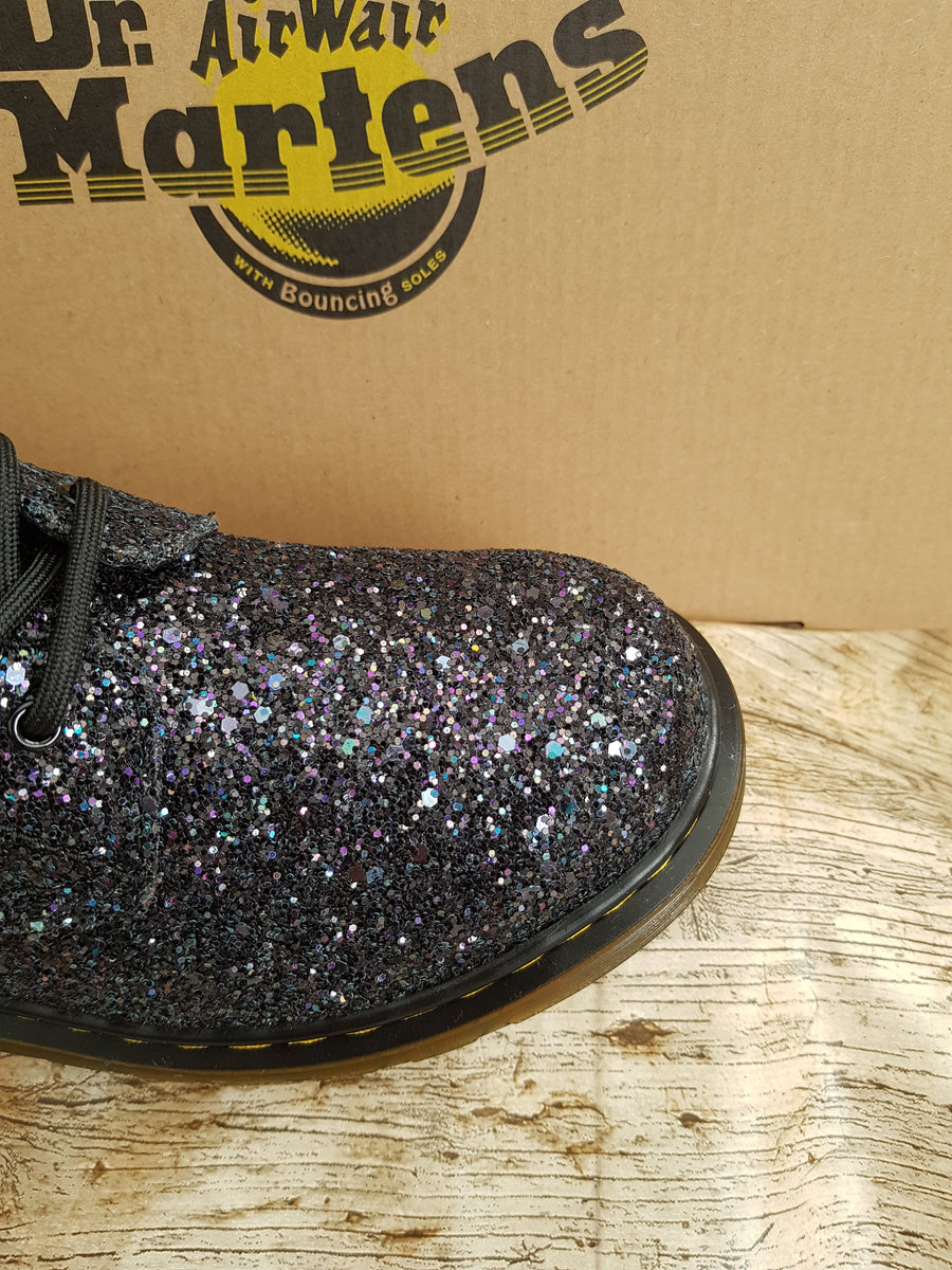 Dr Martens 1460Y Glitter BLACK 25097993 Boot with zip A.G. Meek