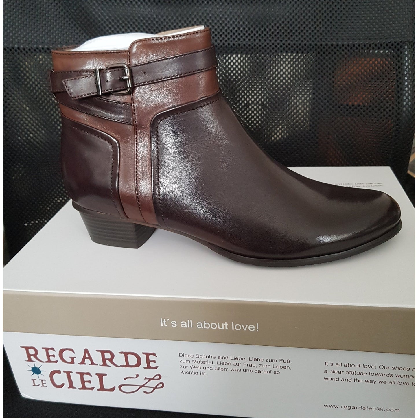 Regardez le Ciel Stefany 351 BROWN Leather Ankle Boot
