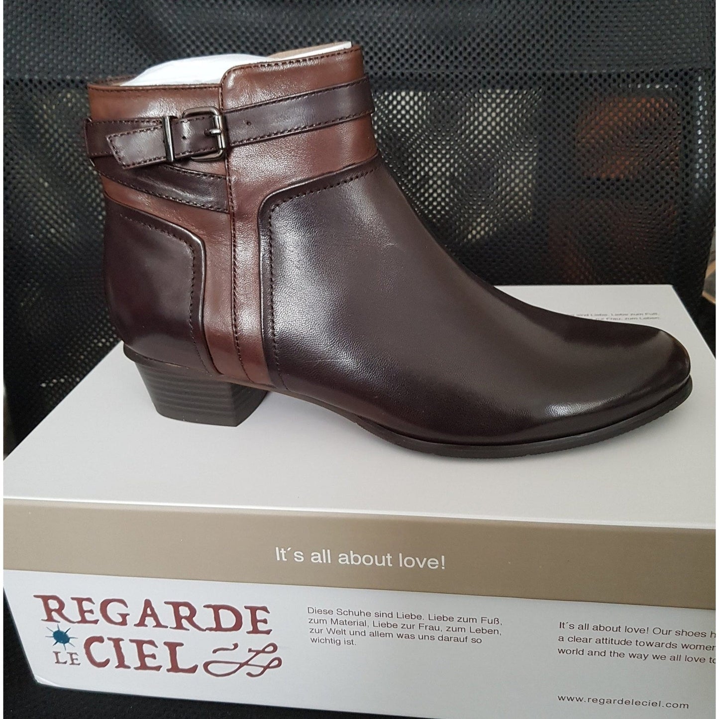Regardez le Ciel Stefany 351 BROWN Leather Ankle Boot