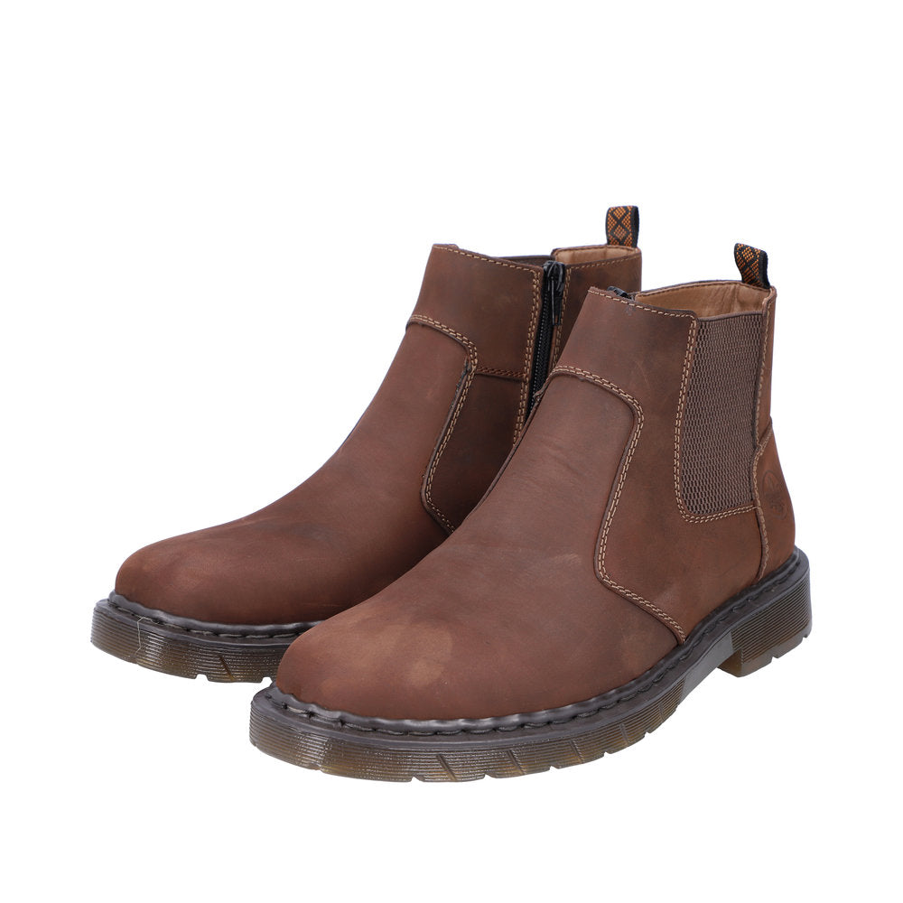 Rieker Mens Ankle Boot NUT 31650-23