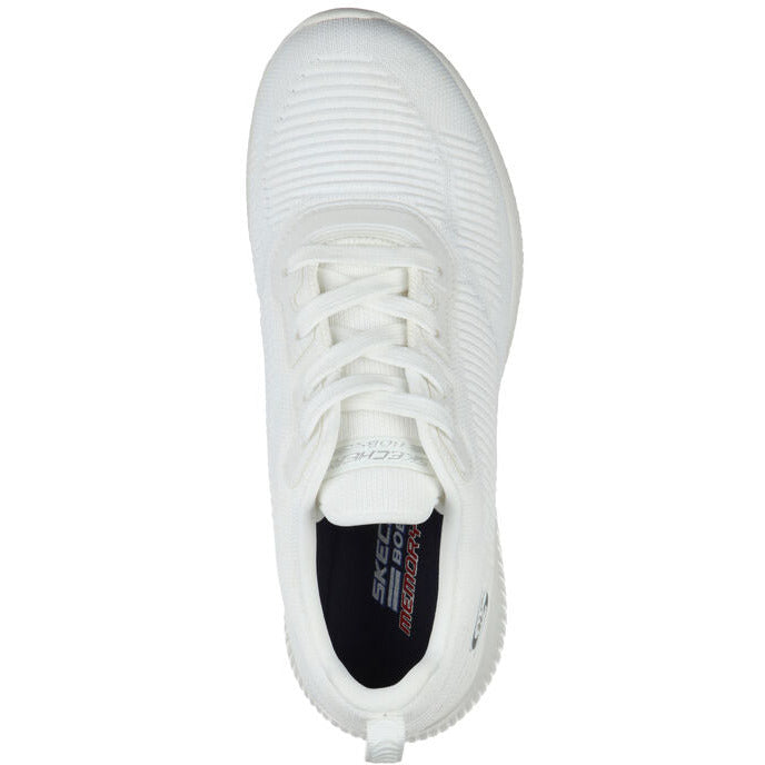 Skechers BOBS Sport Squad - Tough Talk 32504 WHITE Trainer