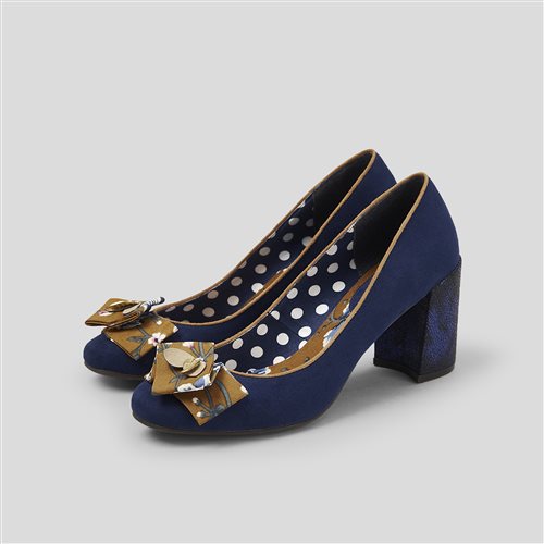 Ruby Shoo COURT SHOE Pandora NAVY MATCHING HOBART STYLE BAG AVAILABLE