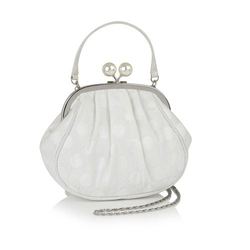 Ruby Shoo BAG Arco WHITE/SILVER bag