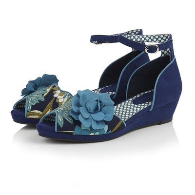 Ruby Shoo SANDAL Phyllis BLUE MATCHING SANTIAGO STYLE BAG AVAILABLE