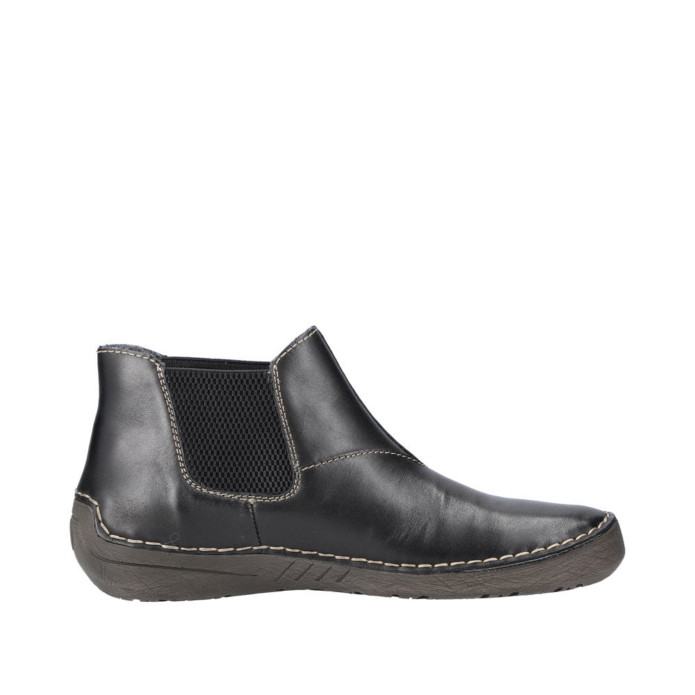 Rieker Ankle Boot 52553-00 Black Leather