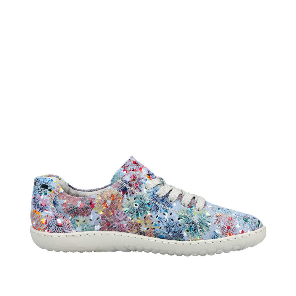 Rieker casual lase- up shoe 52827-90 SKY