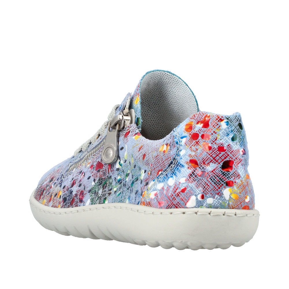 Rieker casual lase- up shoe 52827-90 SKY