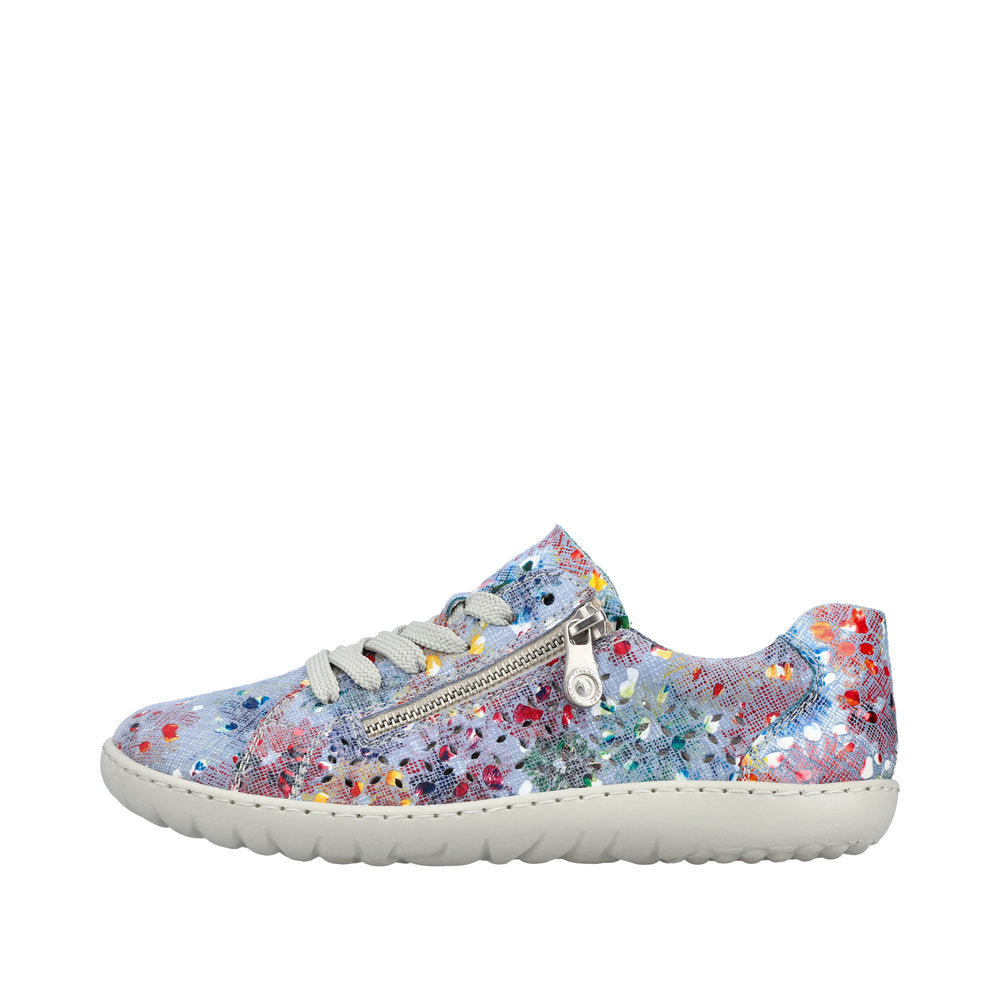 Rieker casual lase- up shoe 52827-90 SKY