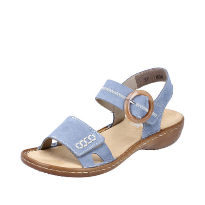 Rieker women Blue sandal 608Z3-14 Blue