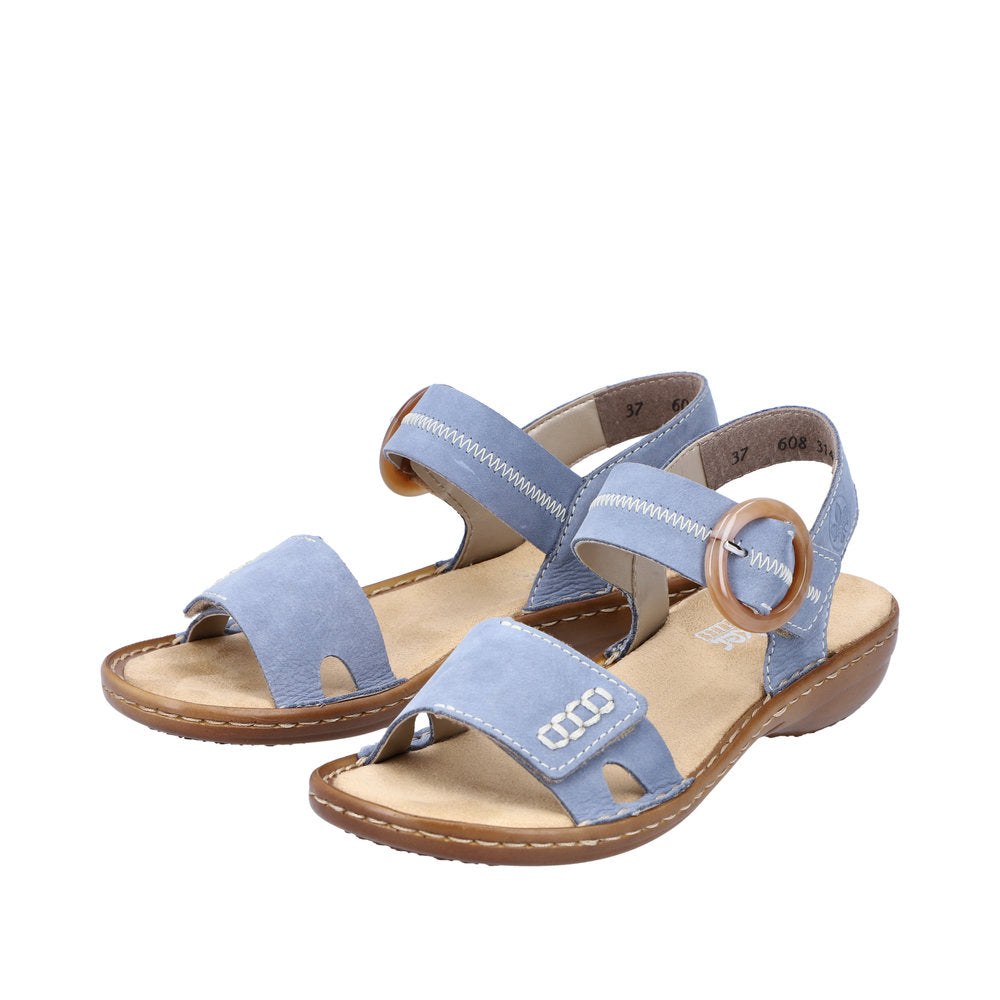 Rieker women Blue sandal 608Z3-14